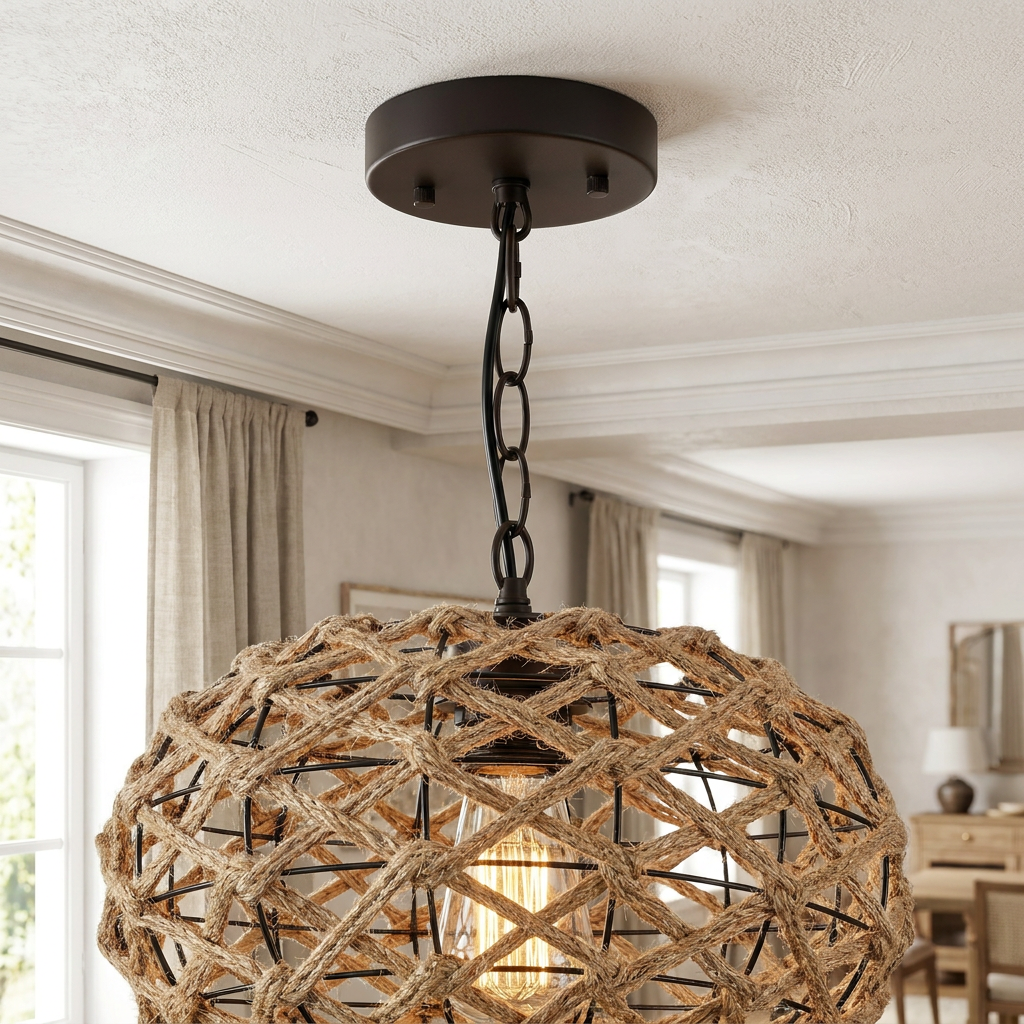 Bohemian Ceiling Light lifestyle image - Higgsfield lux20v1 - a4