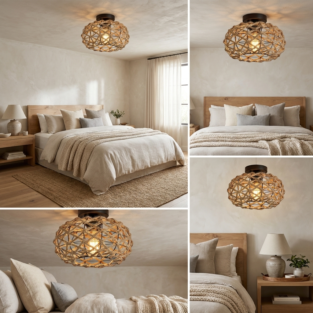 Bohemian Ceiling Light lifestyle image - Higgsfield lux20v1 - a8