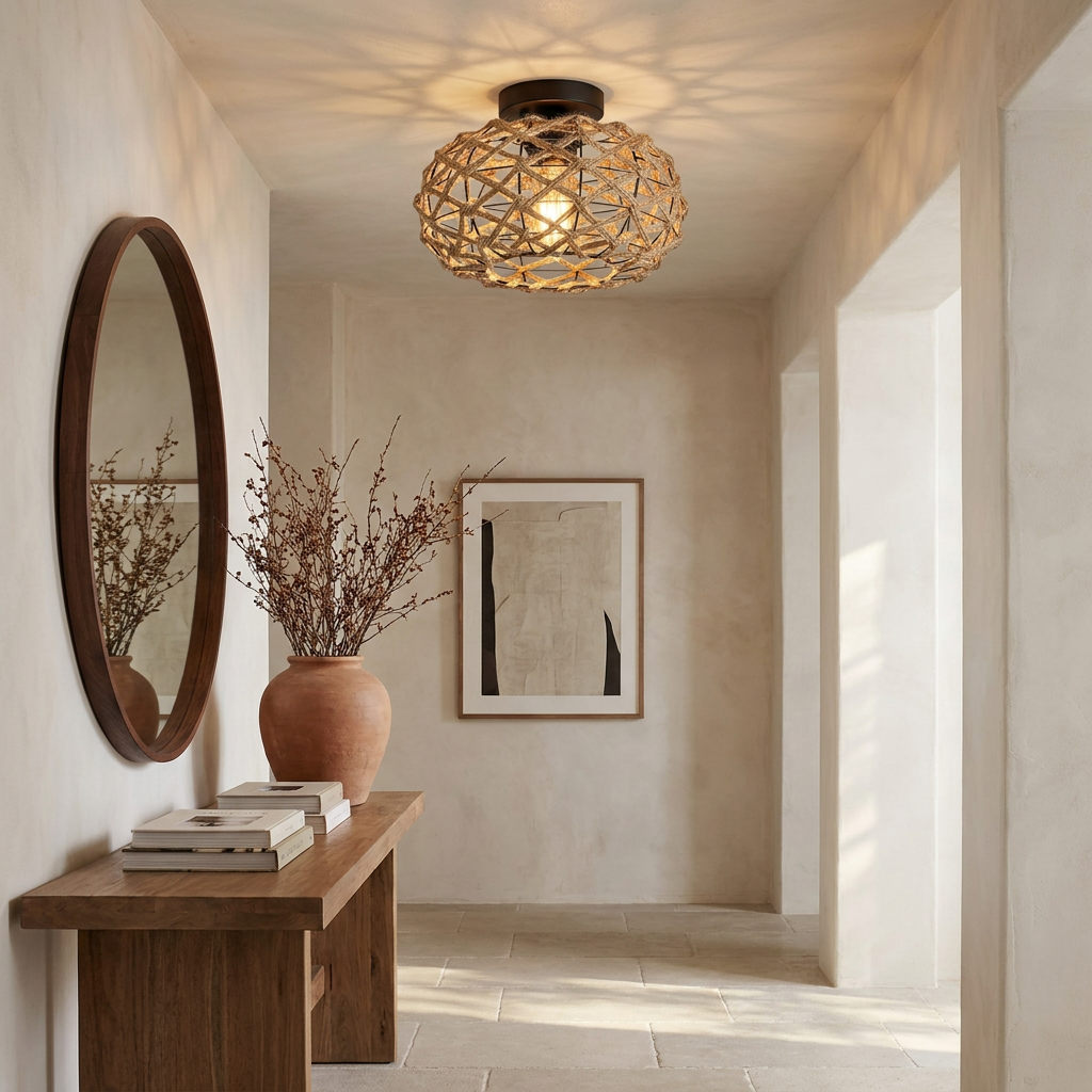 Bohemian Ceiling Light lifestyle image - Higgsfield lux20v1 - a9