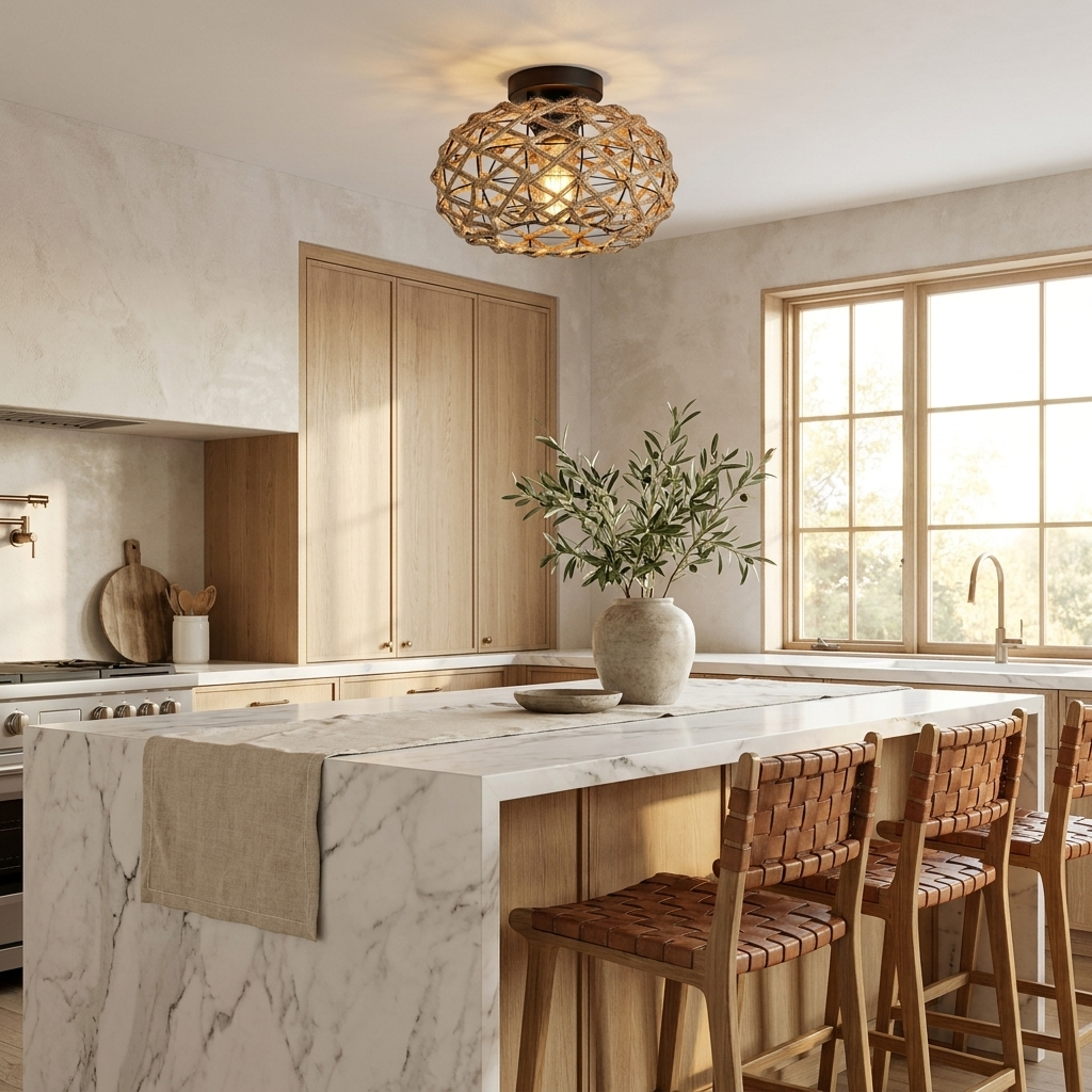 Bohemian Ceiling Light lifestyle image - Higgsfield lux20v1 - a10