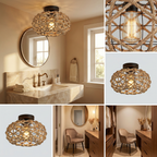 Bohemian Ceiling Light lifestyle image - Higgsfield lux20v1 - a12