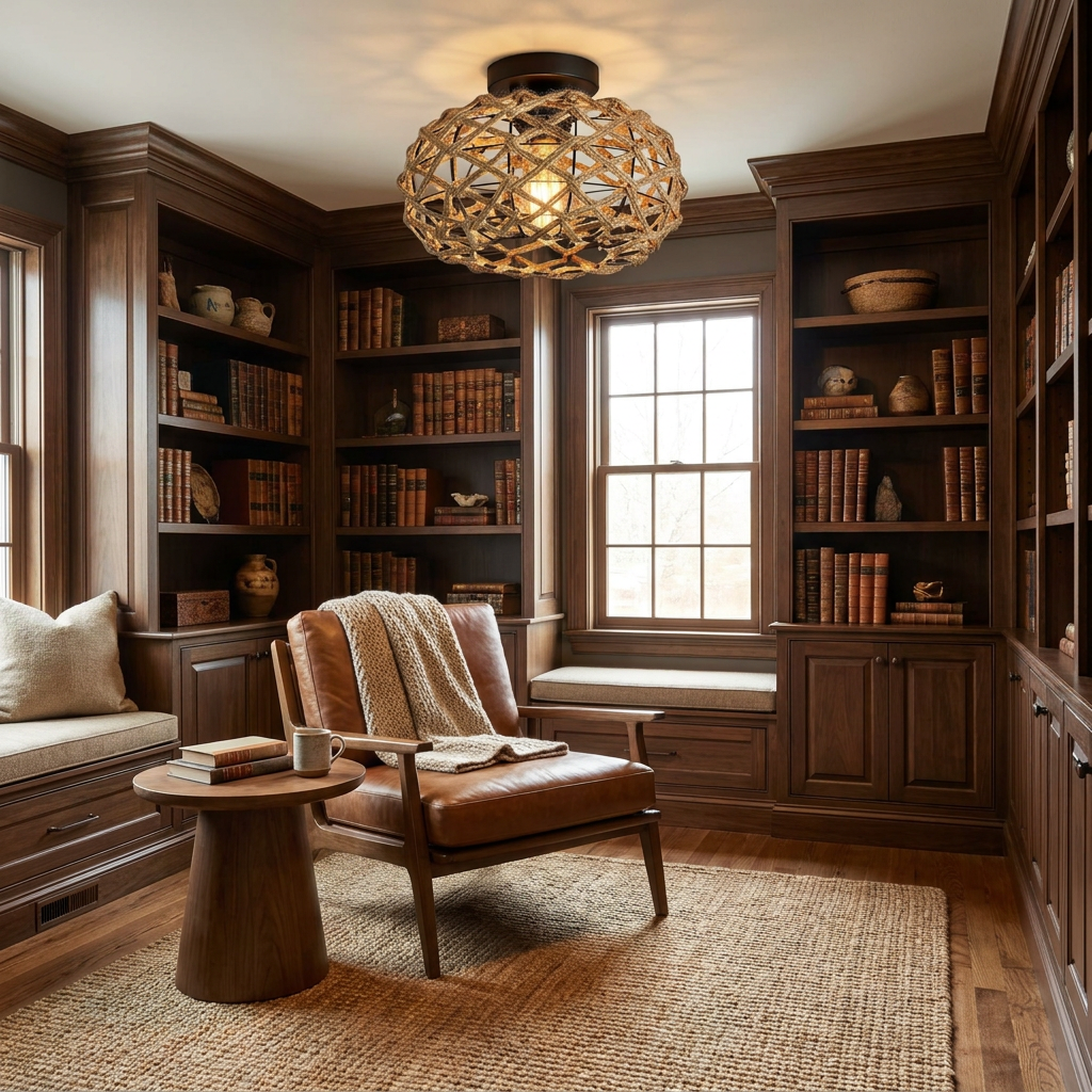 Bohemian Ceiling Light lifestyle image - Higgsfield lux20v1 - a13