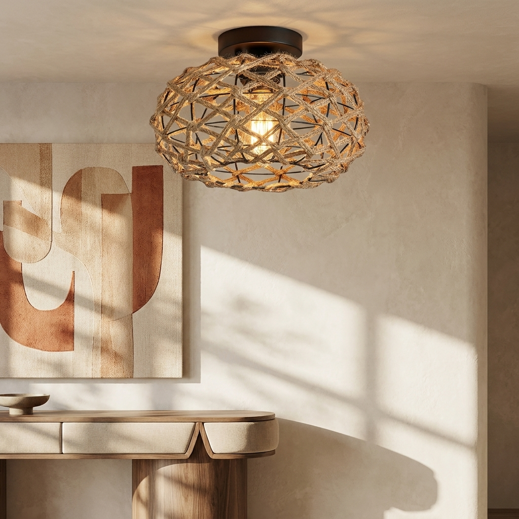 Bohemian Ceiling Light lifestyle image - Higgsfield lux20v1 - a16