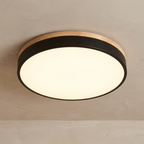Nordic LED Round Flush Acrylic Minimalist Ceiling Light lifestyle image - Higgsfield lux20v1 - a2