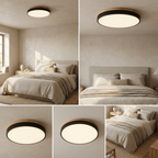 Nordic LED Round Flush Acrylic Minimalist Ceiling Light lifestyle image - Higgsfield lux20v1 - a8