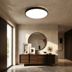 Nordic LED Round Flush Acrylic Minimalist Ceiling Light lifestyle image - Higgsfield lux20v1 - a9