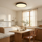 Nordic LED Round Flush Acrylic Minimalist Ceiling Light lifestyle image - Higgsfield lux20v1 - a10