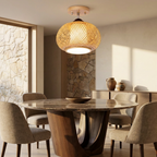 Muto Handmade Rattan Ceiling Light lifestyle image - Higgsfield lux20v1 - a7