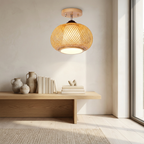 Muto Handmade Rattan Ceiling Light lifestyle image - Higgsfield lux20v1 - a19