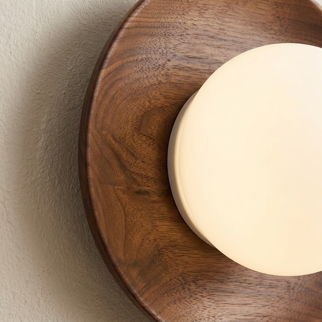 Nordic Minimalist Natural Wood LED Wall Light lifestyle image - Higgsfield lux20v1 - a3