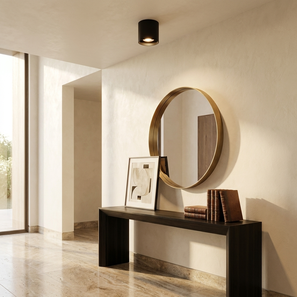 The Futuristic Ring Ceiling Light lifestyle image - Higgsfield lux20v1 - a9