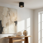 The Futuristic Ring Ceiling Light lifestyle image - Higgsfield lux20v1 - a16