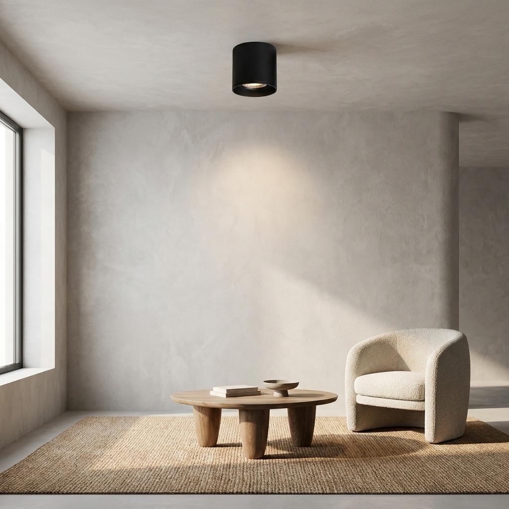 The Futuristic Ring Ceiling Light lifestyle image - Higgsfield lux20v1 - a17
