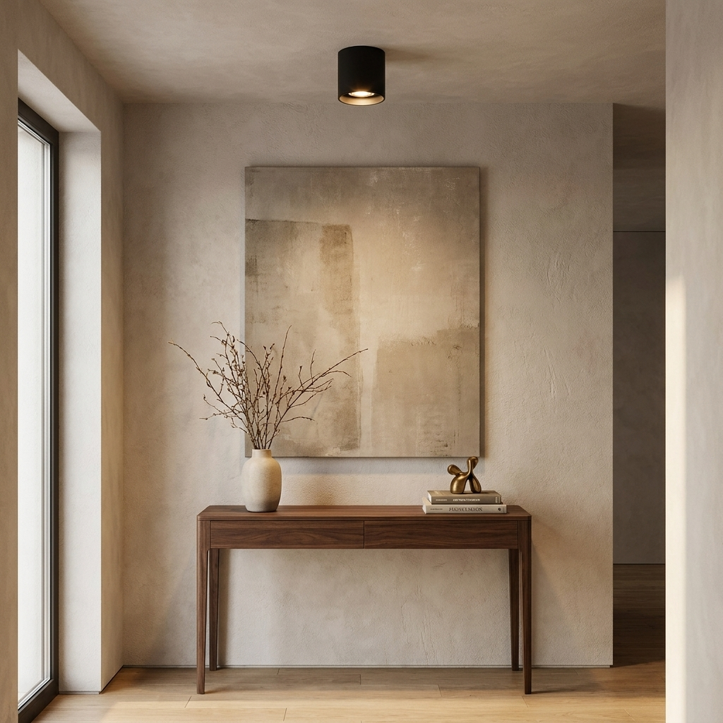 The Futuristic Ring Ceiling Light lifestyle image - Higgsfield lux20v1 - a19