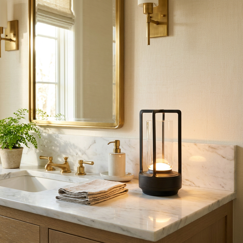 Radiance of Dawn Wireless Lamp lifestyle image - Higgsfield lux20v1 - a12