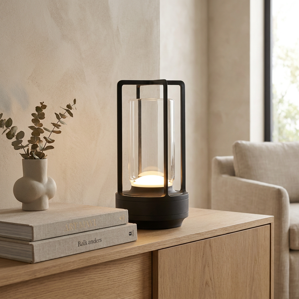 Radiance of Dawn Wireless Lamp lifestyle image - Higgsfield lux20v1 - a19