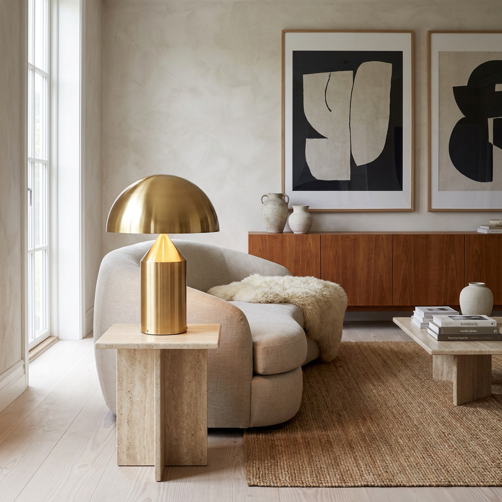 Nordic Luminous Fungal Essence Table Lamp lifestyle image - Higgsfield lux20v1 - a5
