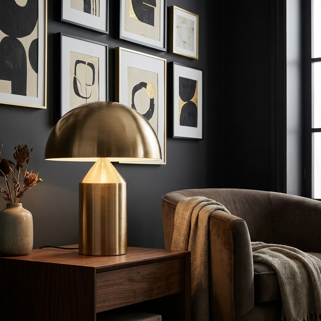 Nordic Luminous Fungal Essence Table Lamp lifestyle image - Higgsfield lux20v1 - a6
