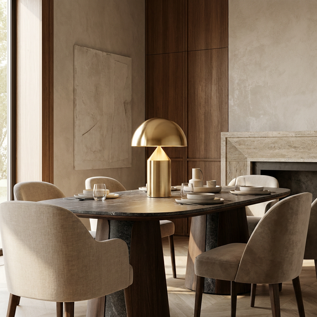 Nordic Luminous Fungal Essence Table Lamp lifestyle image - Higgsfield lux20v1 - a7