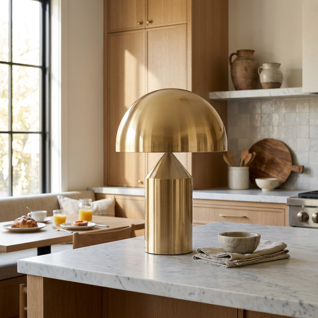 Nordic Luminous Fungal Essence Table Lamp lifestyle image - Higgsfield lux20v1 - a10