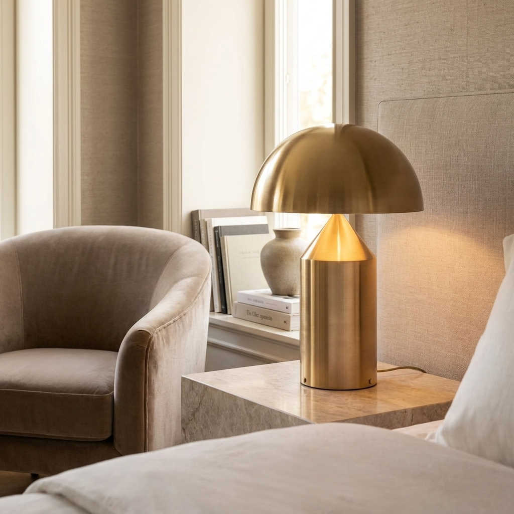Nordic Luminous Fungal Essence Table Lamp lifestyle image - Higgsfield lux20v1 - a14