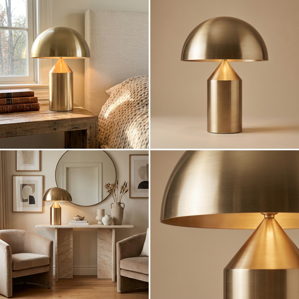 Nordic Luminous Fungal Essence Table Lamp lifestyle image - Higgsfield lux20v1 - a18