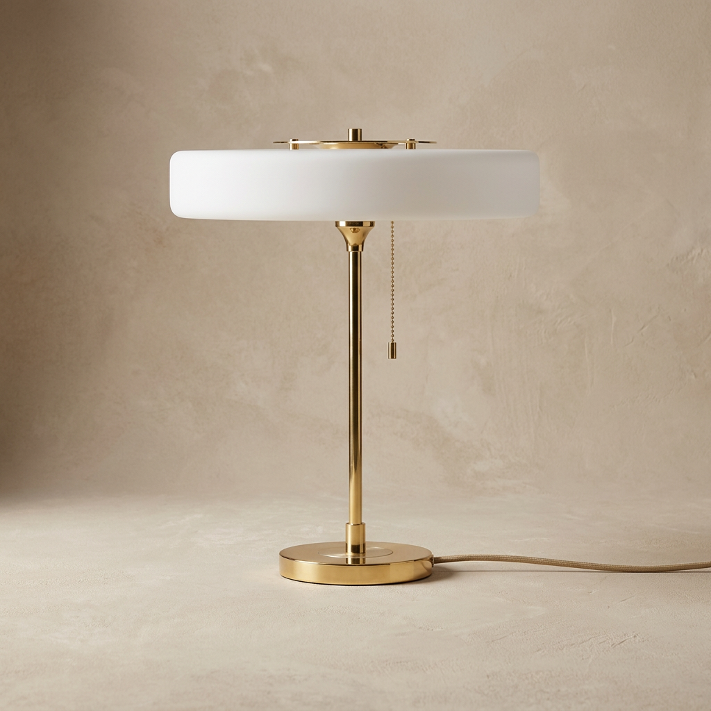 Radiant Tower of Light Minimalist Metal Table Lamp lifestyle image - Higgsfield lux20v1 - a2