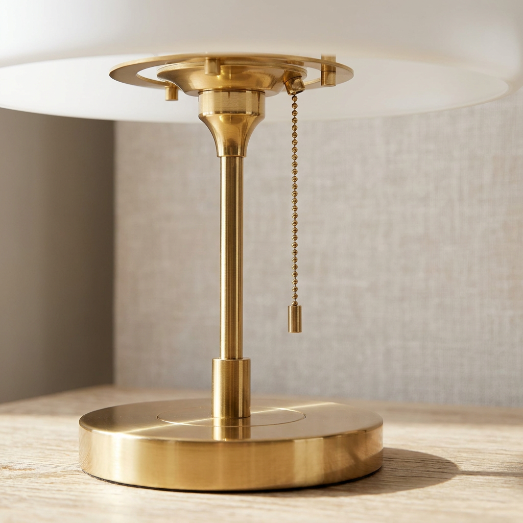 Radiant Tower of Light Minimalist Metal Table Lamp lifestyle image - Higgsfield lux20v1 - a3