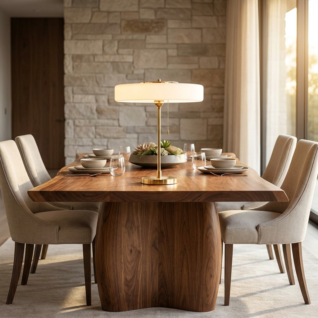 Radiant Tower of Light Minimalist Metal Table Lamp lifestyle image - Higgsfield lux20v1 - a7
