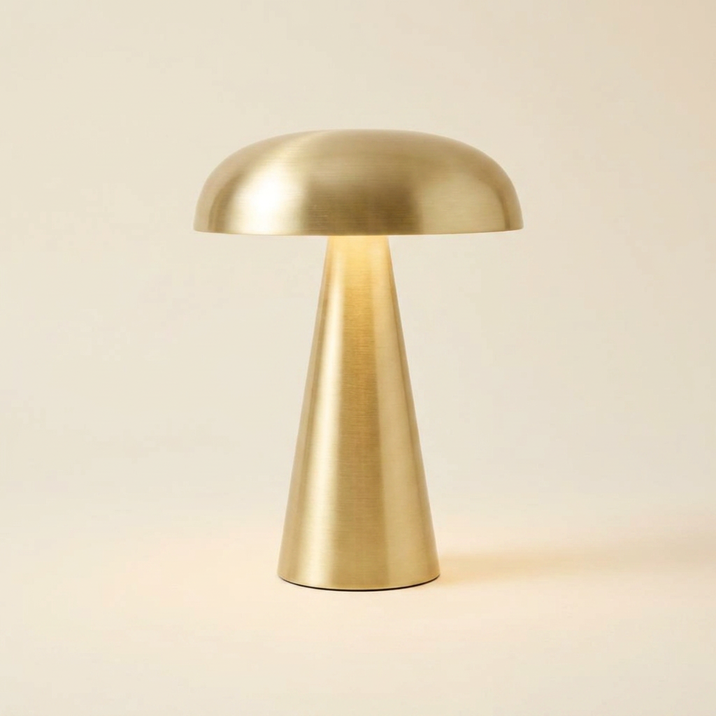 The Enchanted Amanita Wireless Table Lamp lifestyle image - Higgsfield lux20v1 - a1