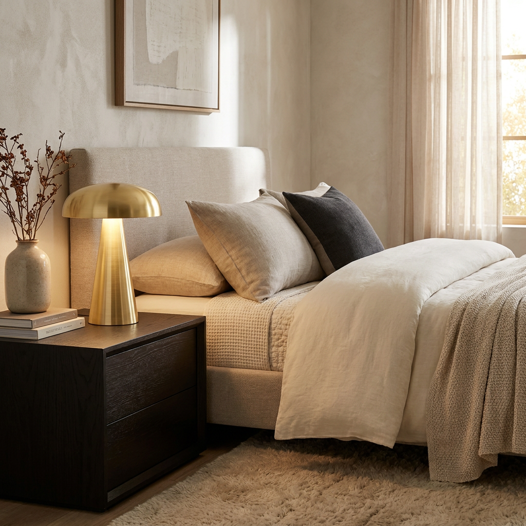The Enchanted Amanita Wireless Table Lamp lifestyle image - Higgsfield lux20v1 - a8