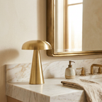 The Enchanted Amanita Wireless Table Lamp lifestyle image - Higgsfield lux20v1 - a12