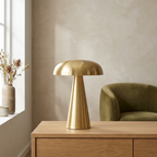 The Enchanted Amanita Wireless Table Lamp lifestyle image - Higgsfield lux20v1 - a17