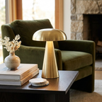 The Enchanted Amanita Wireless Table Lamp lifestyle image - Higgsfield lux20v1 - a19