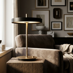 Golden Ray Elegance Wireless Table Lamp lifestyle image - Higgsfield lux20v1 - a6