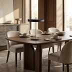 Golden Ray Elegance Wireless Table Lamp lifestyle image - Higgsfield lux20v1 - a7