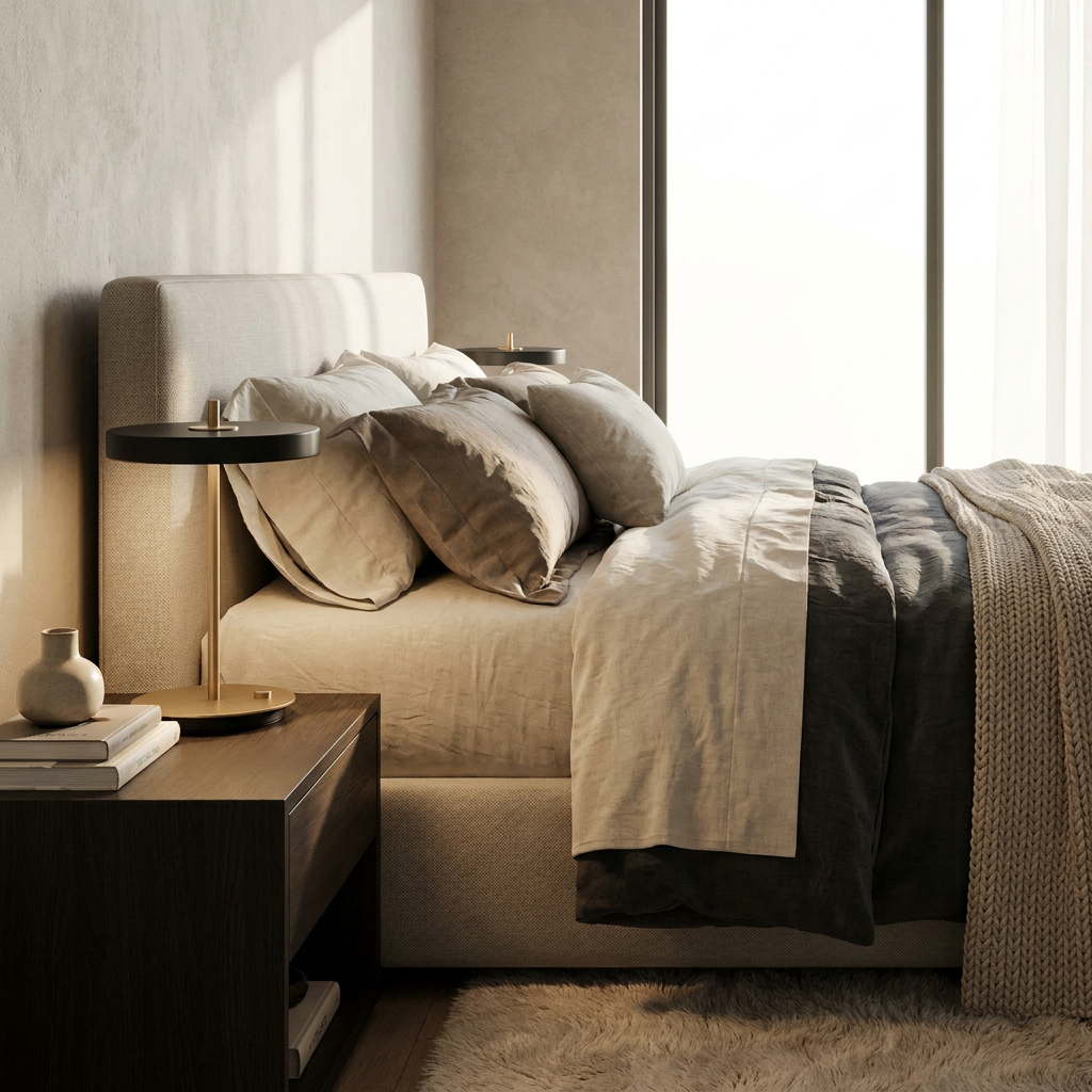 Golden Ray Elegance Wireless Table Lamp lifestyle image - Higgsfield lux20v1 - a8