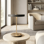 Golden Ray Elegance Wireless Table Lamp lifestyle image - Higgsfield lux20v1 - a17