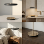 Golden Ray Elegance Wireless Table Lamp lifestyle image - Higgsfield lux20v1 - a18