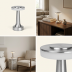 The Modern Radiance Wireless Table Lamp lifestyle image - Higgsfield lux20v1 - hero