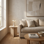 The Modern Radiance Wireless Table Lamp lifestyle image - Higgsfield lux20v1 - a5