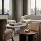 The Modern Radiance Wireless Table Lamp lifestyle image - Higgsfield lux20v1 - a14