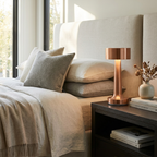 The Wireless Copper Pillar lifestyle image - Higgsfield lux20v1 - a8
