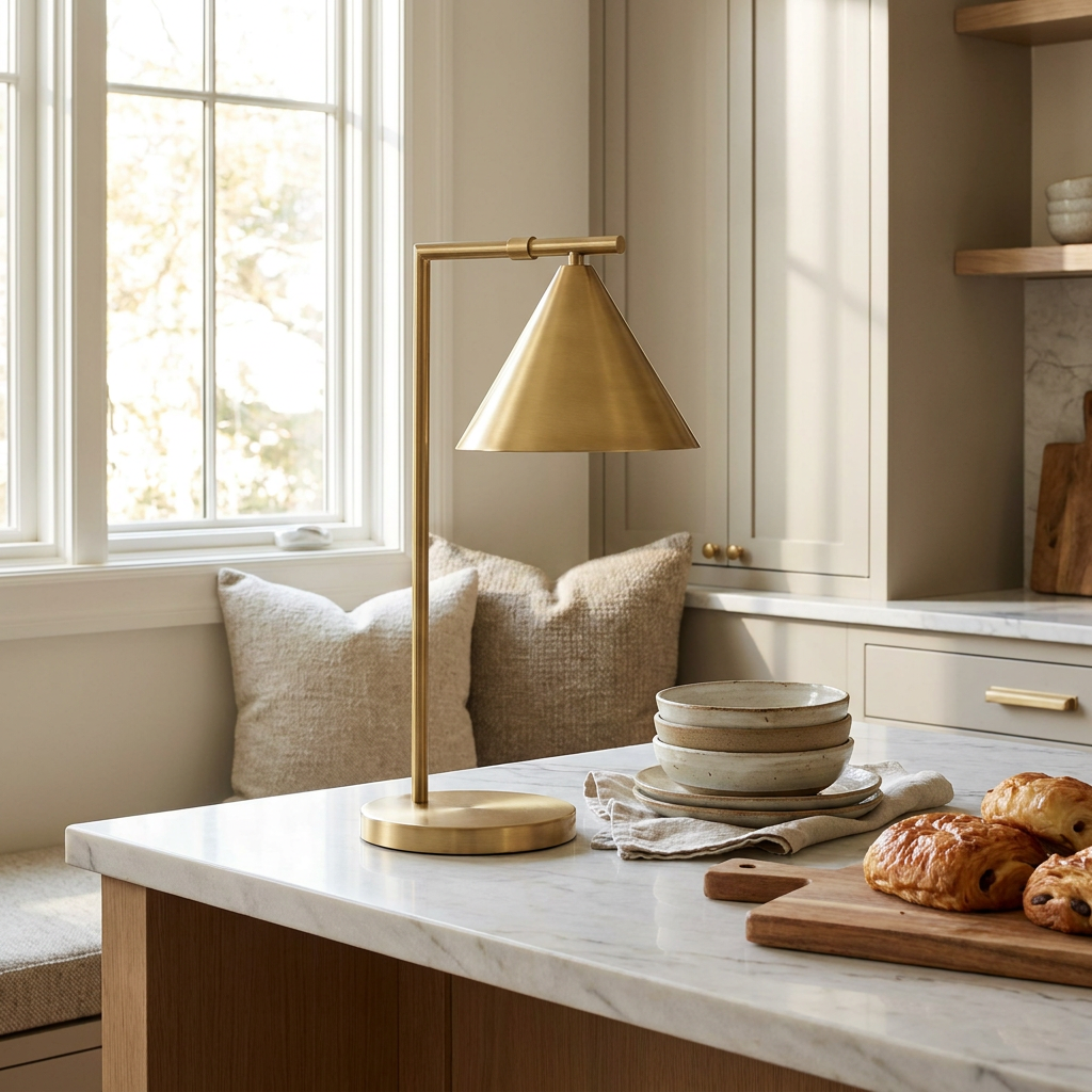 The Brilliant Clain Table Lamp lifestyle image - Higgsfield lux20v1 - a10