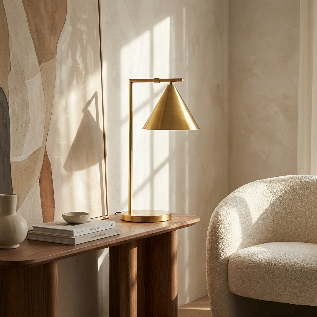 The Brilliant Clain Table Lamp lifestyle image - Higgsfield lux20v1 - a16