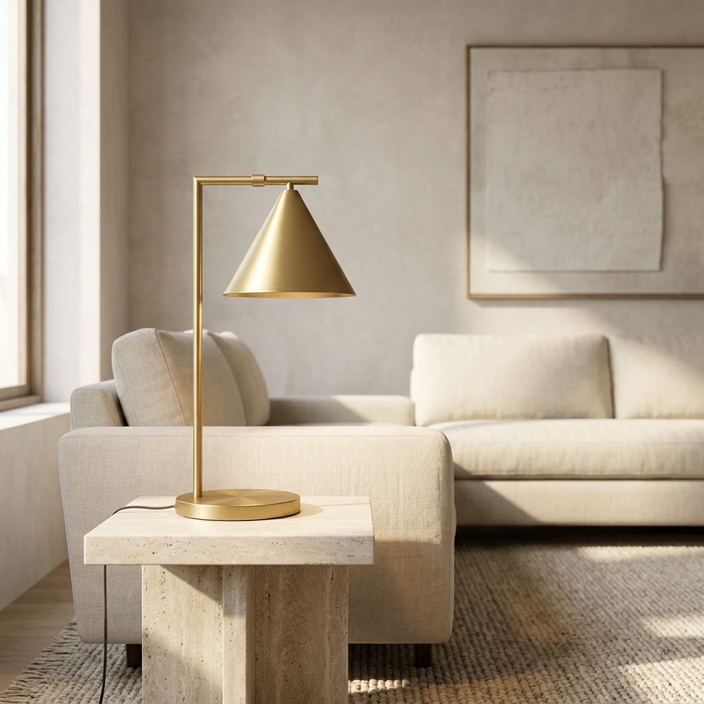 The Brilliant Clain Table Lamp lifestyle image - Higgsfield lux20v1 - a17