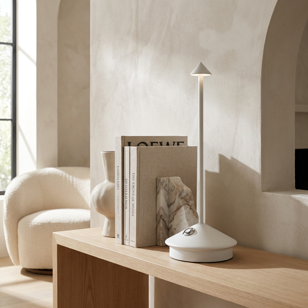 The Sleek Lighthouse lifestyle image - Higgsfield lux20v1 - a19