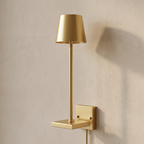 Wireless Golden Radiance  IP65 Waterproof Outdoor Wall Light lifestyle image - Higgsfield lux20v1 - a2