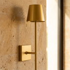 Wireless Golden Radiance  IP65 Waterproof Outdoor Wall Light lifestyle image - Higgsfield lux20v1 - a4