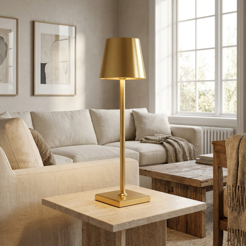 Wireless Golden Radiance  IP65 Waterproof Outdoor Wall Light lifestyle image - Higgsfield lux20v1 - a5